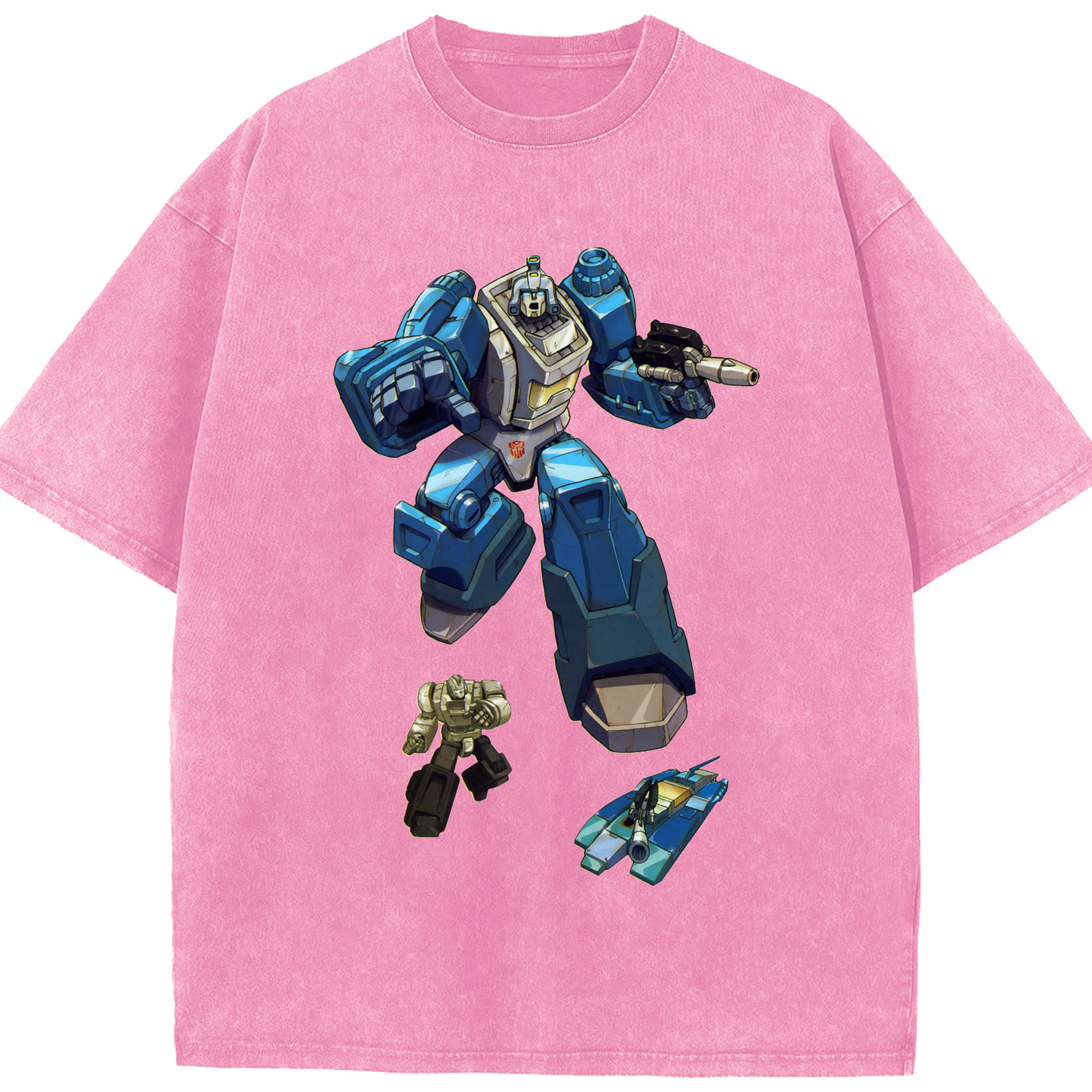 （画像用）  綿100% ヴィンテージ風 半袖Tシャツ（フロントプリント）
